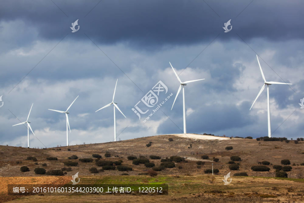 布爾戈斯省風力發(fā)電機；西班牙
