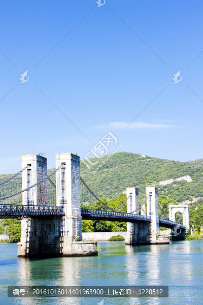 樂邦杜Robinet,-橋隆河；Donzere；征部羅訥-阿爾卑斯大區(qū)；法國；
