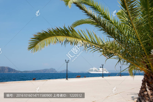 游船熱帶景觀