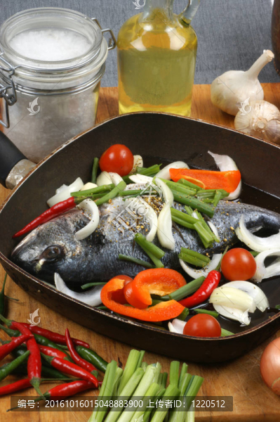 從希臘蔬菜有機(jī)鯛魚(yú)
