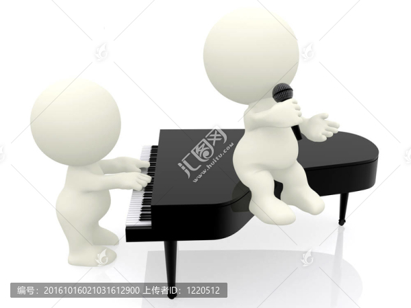 3D人彈鋼琴和唱歌