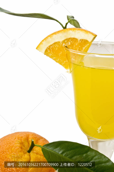 橙色雞尾酒的封閉視野