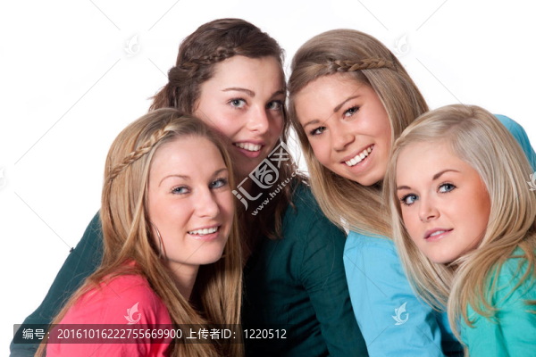 4個(gè)白人女孩