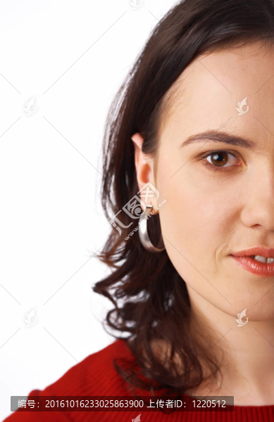 一位美麗年輕女性的形象