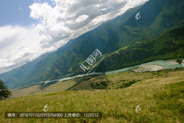 山中河流