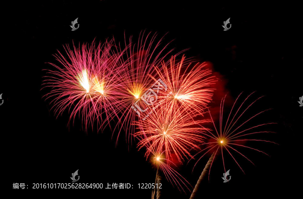 煙花在黑色