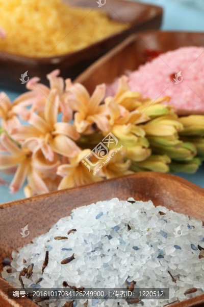 木碗浴鹽
