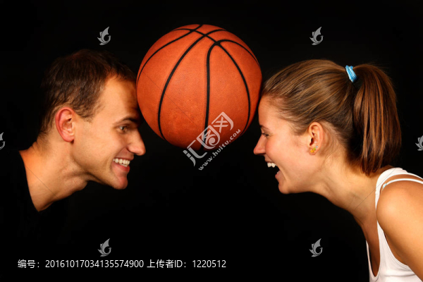 夫婦和籃球