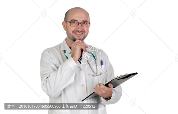 擔(dān)心醫(yī)生沉思的姿態(tài)