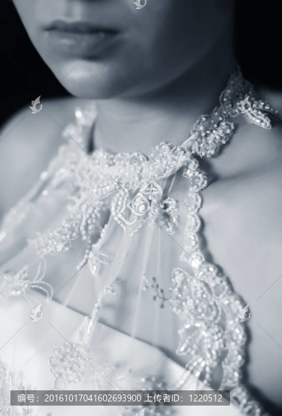 結(jié)婚禮服的細(xì)節(jié)