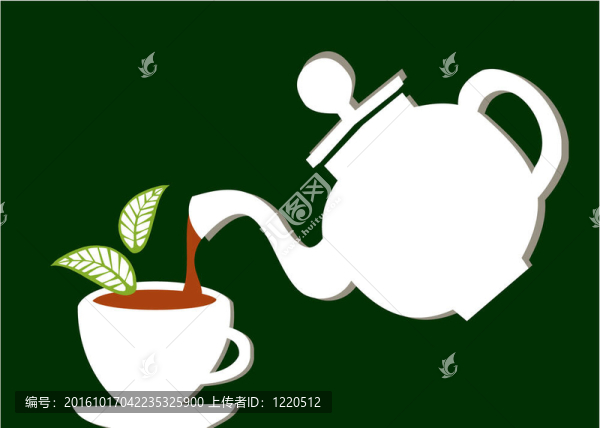 茶壺招待一杯茶