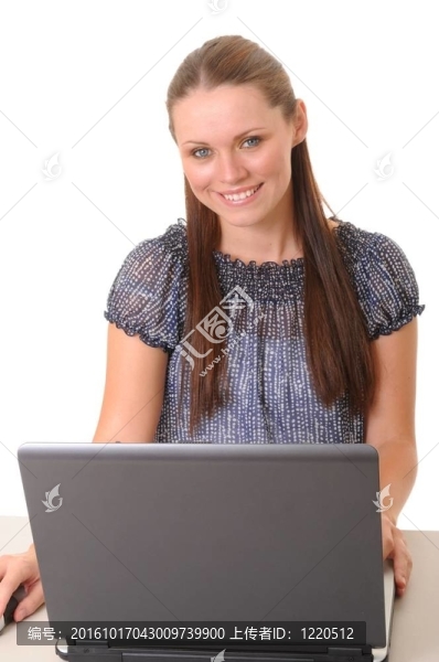 可愛的女商人