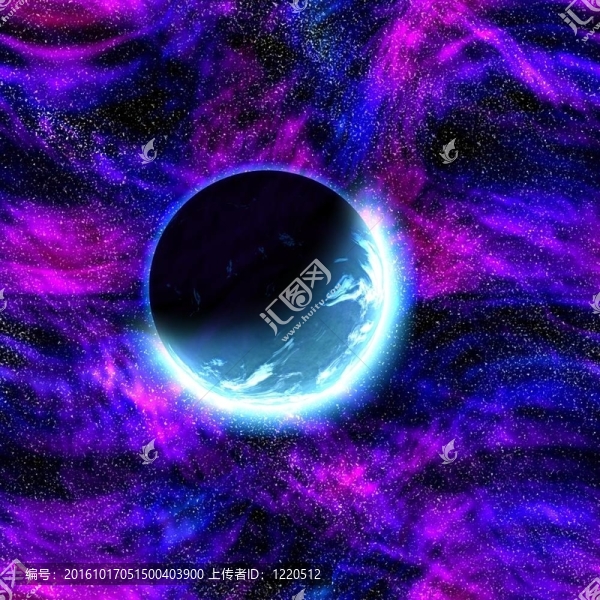 宇宙空間的星球