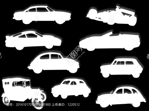 汽車的輪廓