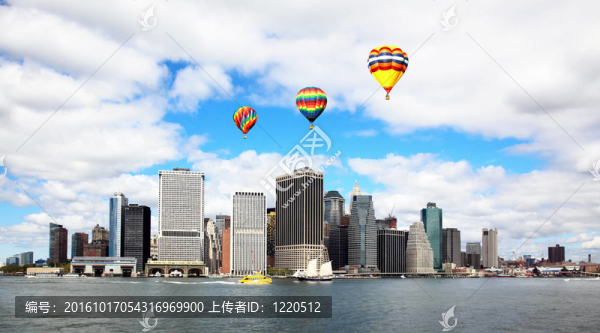 下曼哈頓的天際線