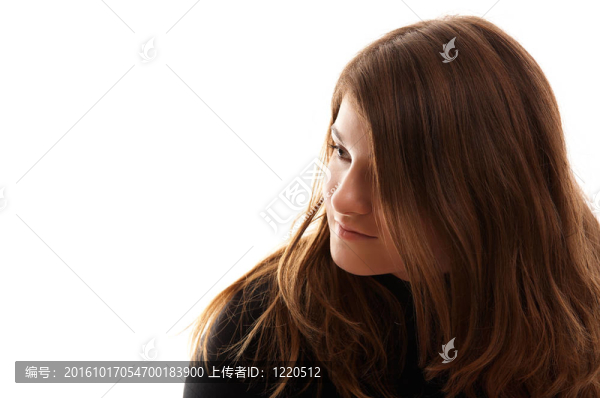 布朗頭發(fā)的女孩
