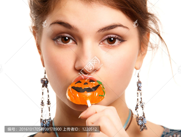 女孩與糖南瓜