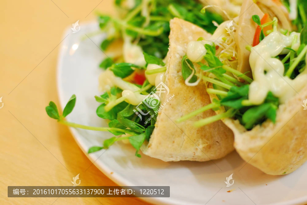 健康素食三明治