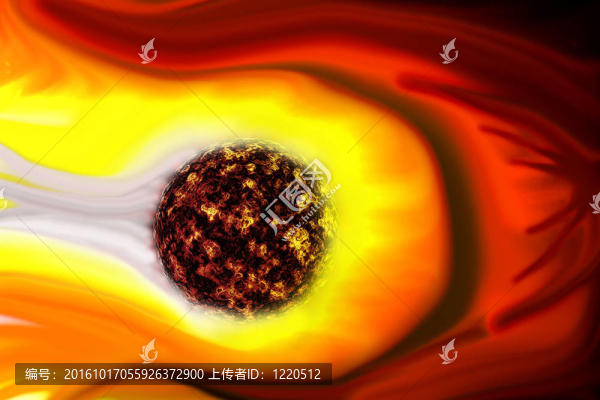 彗星在大氣中燃燒