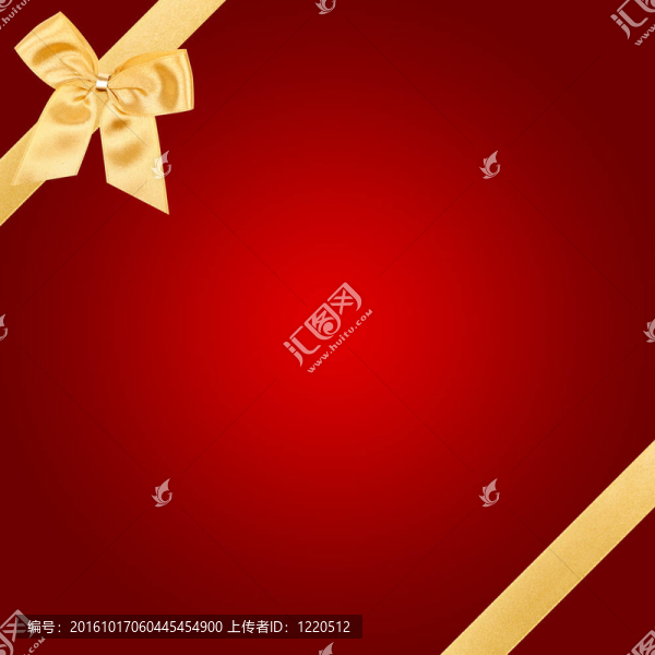 金色圣誕弓
