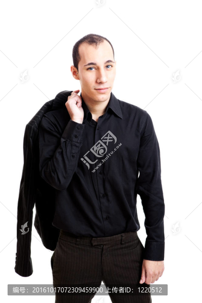 休閑的商人