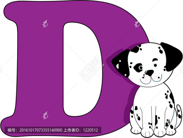 字母D與狗