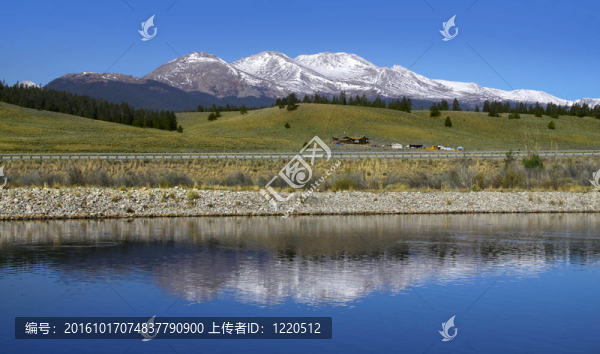 Mt,Elbert峰在科羅拉多