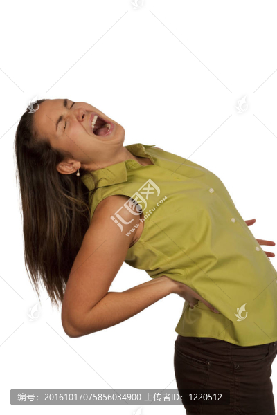 患背痛的女人