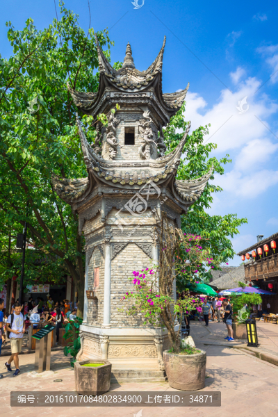洛帶古鎮(zhèn)風光