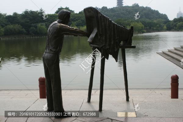 攝影銅人