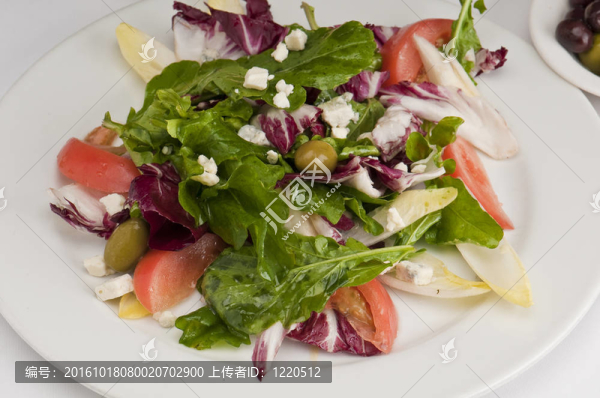 新鮮的沙拉