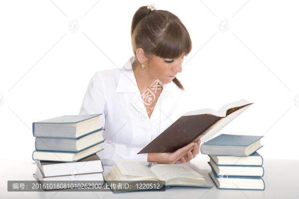女孩的書