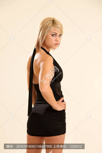美麗金發(fā)Young,Woman