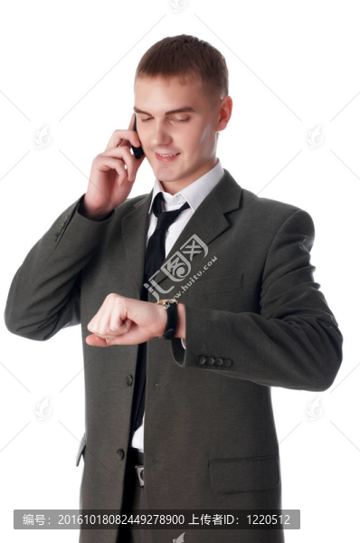 年輕成功的商人