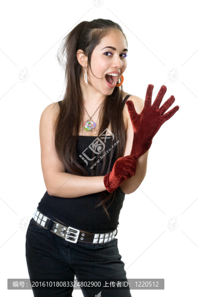 年輕活潑的女人