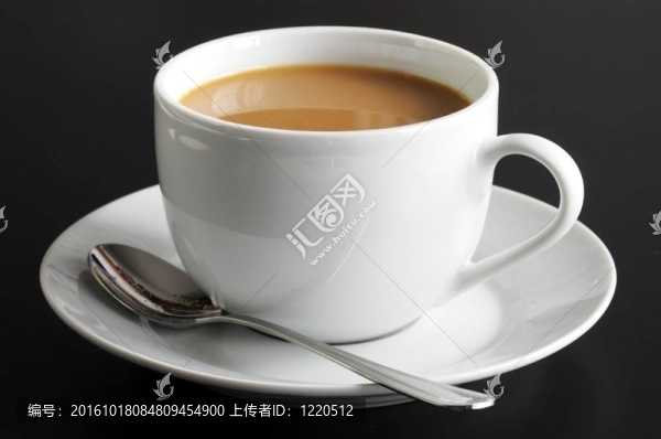 一杯咖啡和分隔開的