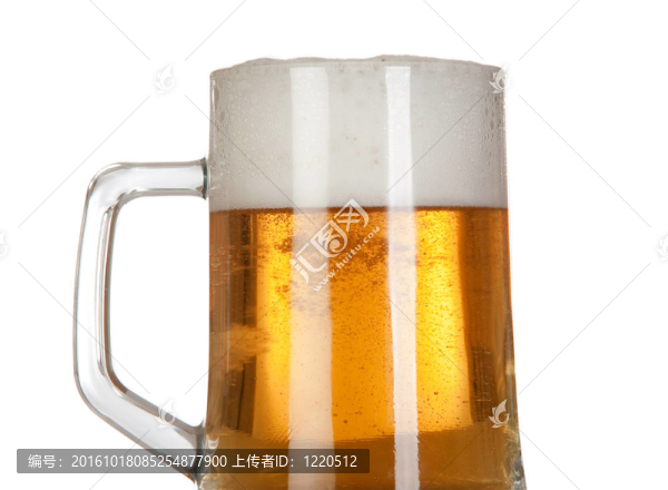 玻璃罐里的啤酒