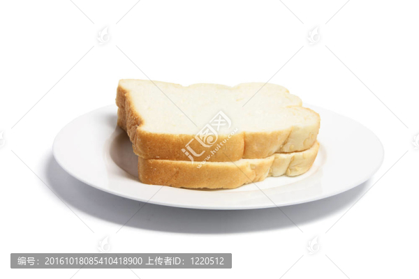 盤子面包片