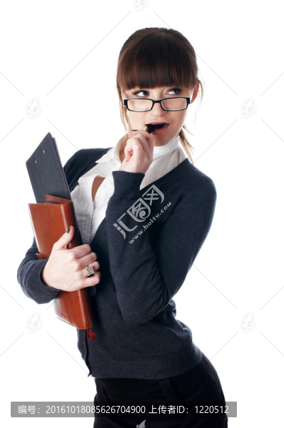 迷人的年輕商業(yè)女性