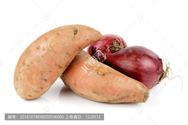 紅洋蔥和紅薯