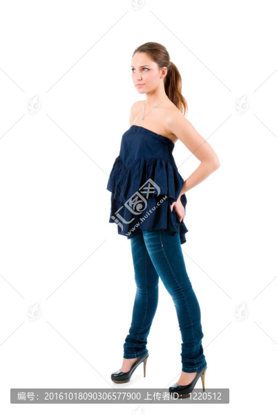 美麗性感的黑人女孩