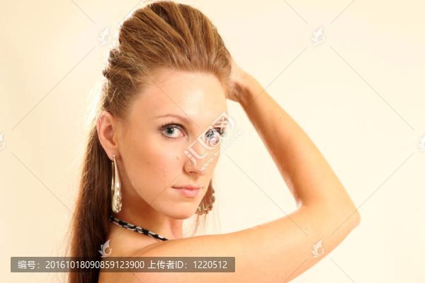 美麗的Young,Woman