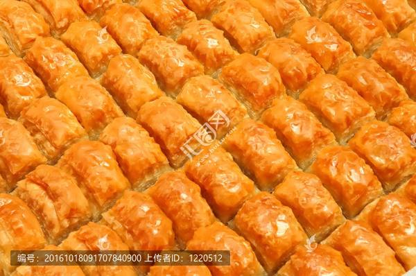 果仁蜜餅在市場