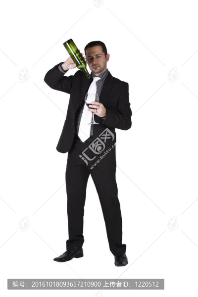 商人到達底部的飲料