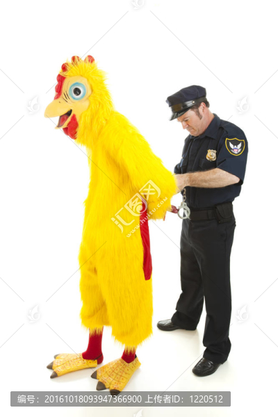 警察用雞服逮捕男子