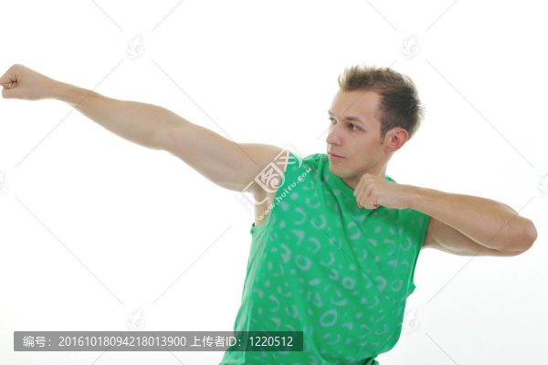 男人健身分離