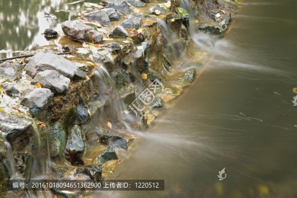 水流入石