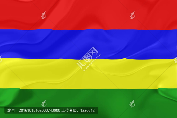 毛里求斯波浪的旗幟