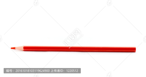 紅色的鉛筆