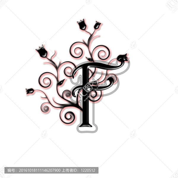 大寫字母F